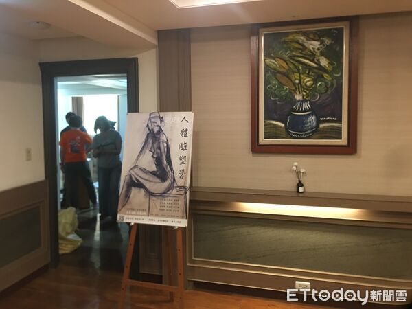 ▲飯店房間變身雕塑工作室。（圖／埔里鎮寶大飯店提供）