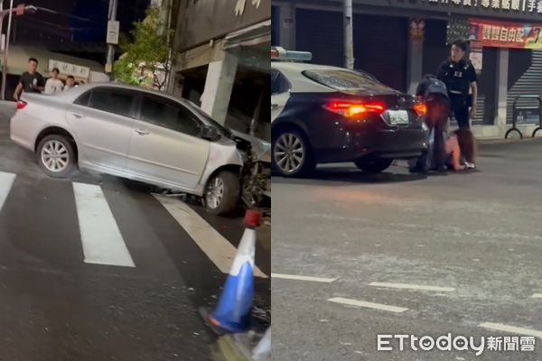 ▲▼爛醉正妹自撞民宅，拒捕倒地耍賴，還喊「我是女生耶」。（圖／Threads網友linuschung0625授權提供，請勿隨意翻拍以免侵權）