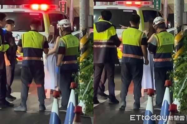 ▲▼爛醉正妹自撞民宅，拒捕倒地耍賴，還喊「我是女生耶」。（圖／Threads網友linuschung0625授權提供，請勿隨意翻拍以免侵權）