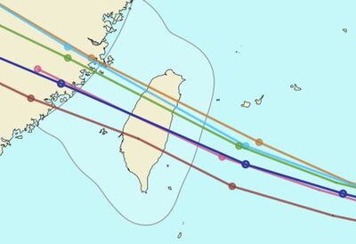 楊柳走很快！　各國最新預測「都穿過台灣」