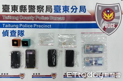 台東銀樓搶案警再逮4嫌 起獲部分金飾+贓款20萬