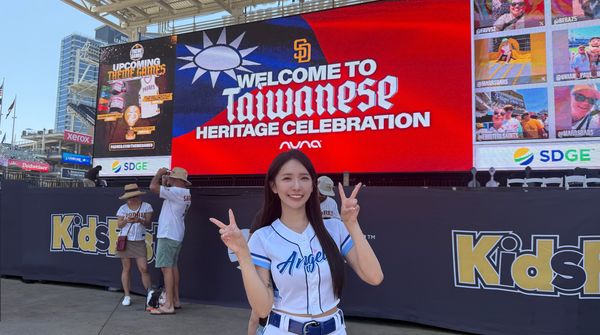 ▲▼富邦悍將啦啦隊人氣成員禾羽參加教士「台灣日」活動。（圖／承信運動行銷提供）