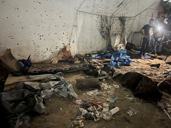 ▲▼加薩市（Gaza City）遭以色列襲擊現場，半島電視台4名記者在此遇害，包括被指控為哈瑪斯小組領袖的夏里夫（Anas Al Sharif）。（圖／路透）