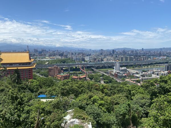 ▲北市大地處以「航運」為靈感，於圓山風景區打造一座「森林方舟」。（圖／大地處提供）