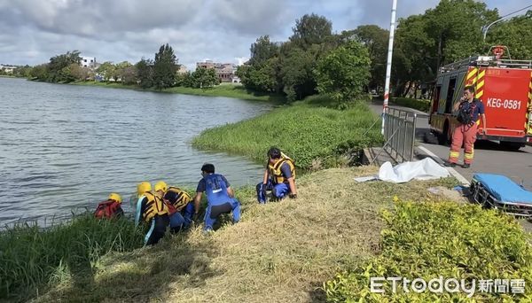 ▲▼金門金沙榮湖溺水案。（圖／記者林名揚翻攝）