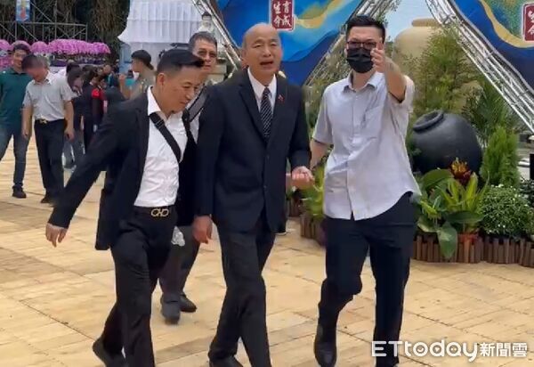 ▲▼盧秀燕、韓國瑜對國民黨黨主席交棒均不做出回應。（圖／記者白珈陽攝）