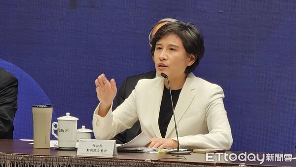 ▲▼行政院副院長鄭麗君出席「美國對等關稅相關議題及產業支持方案」說明記者會。（圖／記者呂佳賢攝）