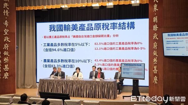 ▲▼行政院召開「美國對等關稅相關議題及產業支持方案」說明記者會。（圖／記者呂佳賢攝）