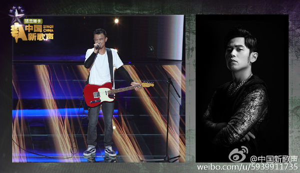 ▲朴翔在《中國好聲音》是周杰倫戰隊學員。（圖／翻攝自微博／《中國好聲音》）