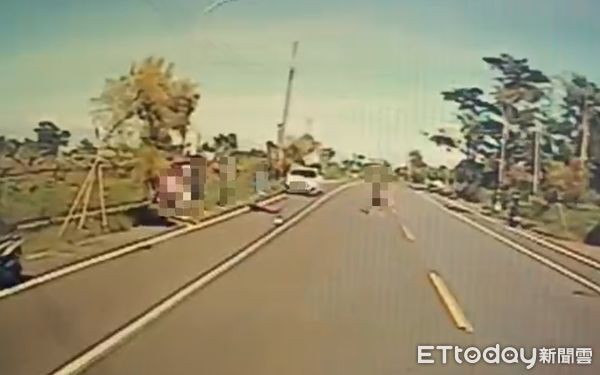 ▲嘉義車禍釀祖孫1死1傷。（圖／記者翁伊森翻攝，下同）