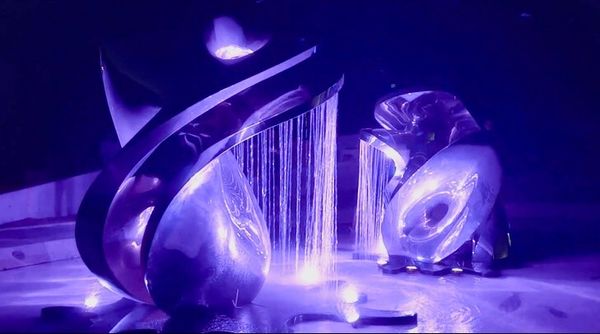 ▲台中海洋館將在8月21日對外試營運，因鄰近知名的台中港，便以「海洋」、「水」及「浪花」等3要素勾勒與其相呼應的公共藝術作品。（圖／台中市觀旅局提供）