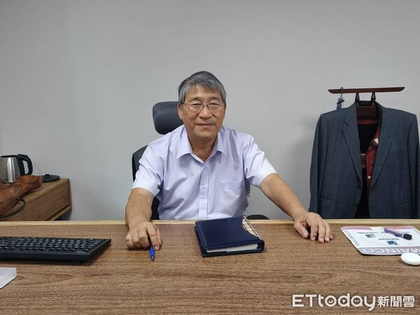 ▲昱台國際董事長劉枋。(圖／記者張佩芬攝)