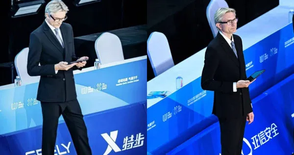 辛金斯因優雅的姿態，吸引民眾關注。（圖／翻攝微博）