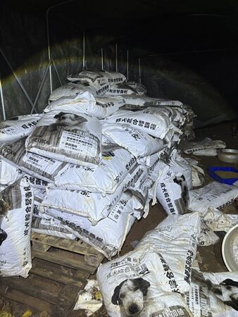 ▲新竹狗園疑似收取高昂照顧費「一狗5萬」，現場卻發現有超過10幾隻犬隻被活活餓死。（圖／翻攝自Threads／邵柏虎）