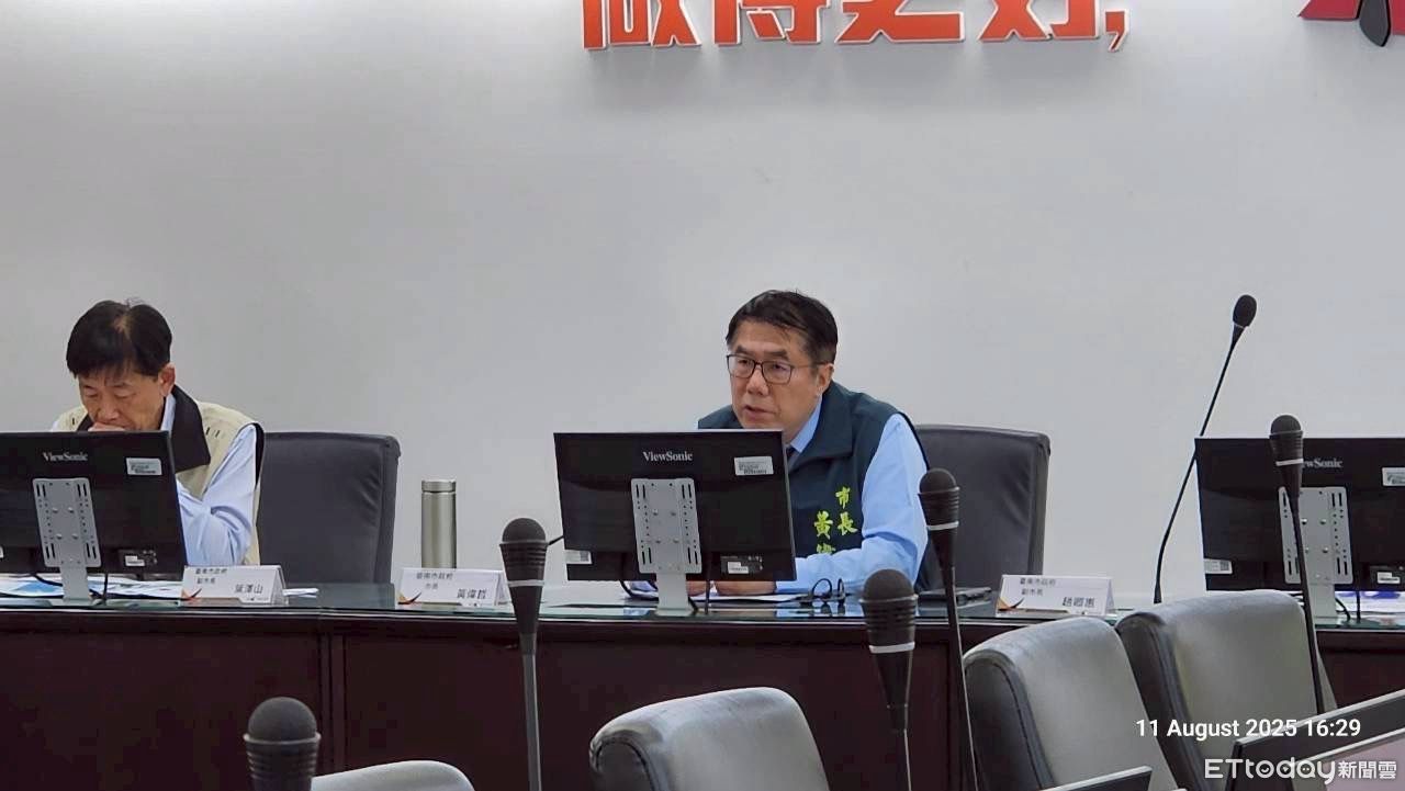 楊柳颱風逼近！　黃偉哲緊急召開防颱會議籲市民提早防範