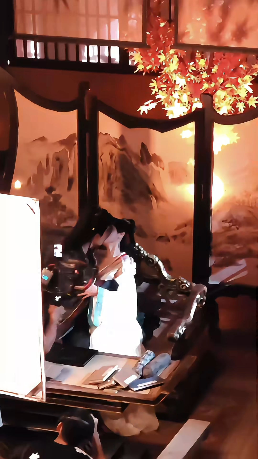 ▲▼短劇《折腰》側拍畫面曝光。（圖／翻攝自微博）