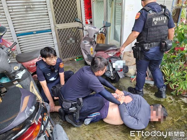 ▲▼旗山打人             。（圖／記者陳宏瑞翻攝）