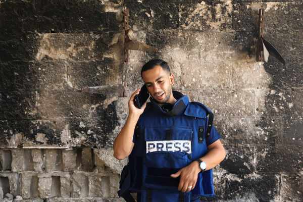 ▲▼半島電視台（Al Jazeera）記者夏立夫（Anas al-Sharif）10日晚間在以色列空襲中喪命。（圖／路透）