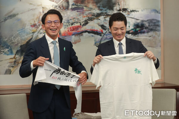 ▲▼黃國昌率臺北市議會民眾黨團拜會蔣萬安市府。（圖／記者周宸亘攝）