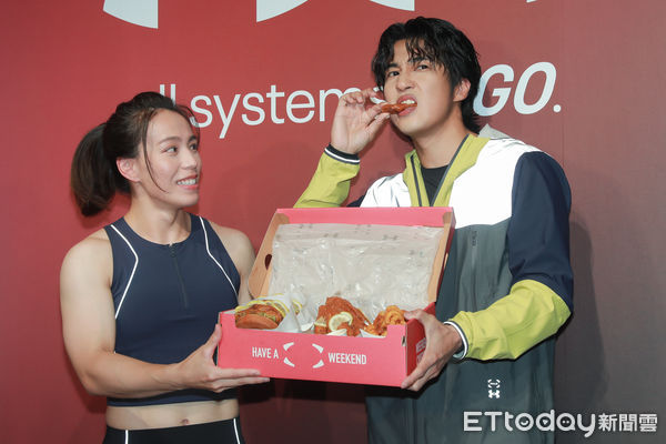 ▲▼UA HALO 新品發表會-郭婞淳、婁峻碩。（圖／記者周宸亘攝）