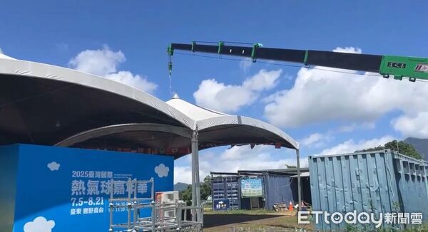 ▲楊柳颱風攪局　台東熱氣球嘉年華13、14日活動取消。（圖／記者楊晨東翻攝）