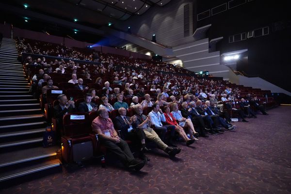 ▲▼外交部長林佳龍出席「MedInfo 2025」開幕式。（圖／翻攝自Facebook／林佳龍）