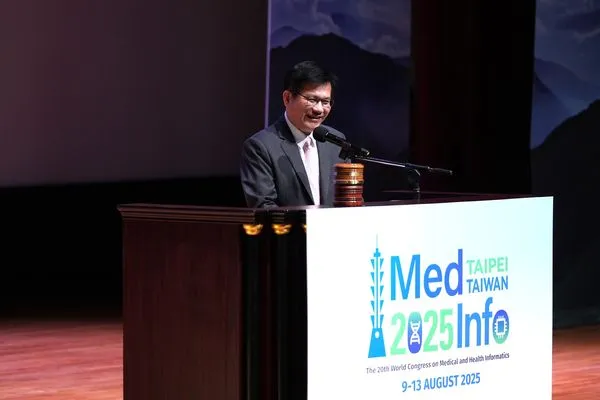 ▲▼外交部長林佳龍出席「MedInfo 2025」開幕式。（圖／翻攝自Facebook／林佳龍）