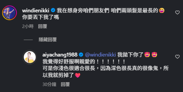 ▲▼愛雅。（圖／翻攝自Instagram／aiyachang1988）