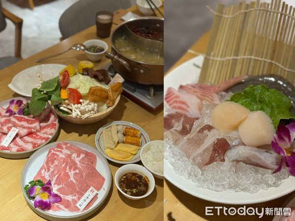 ▲▼享沐時光度假酒店晚餐鴛鴦鍋。（圖／記者黃稜涵攝）