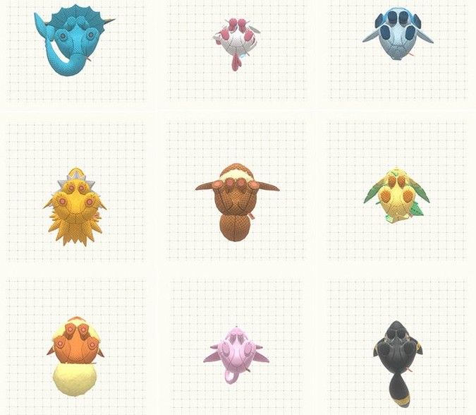 ▲▼《寶可夢》官方曬出9種伊布型態腳底圖。（圖／翻攝自X／@poke_times）