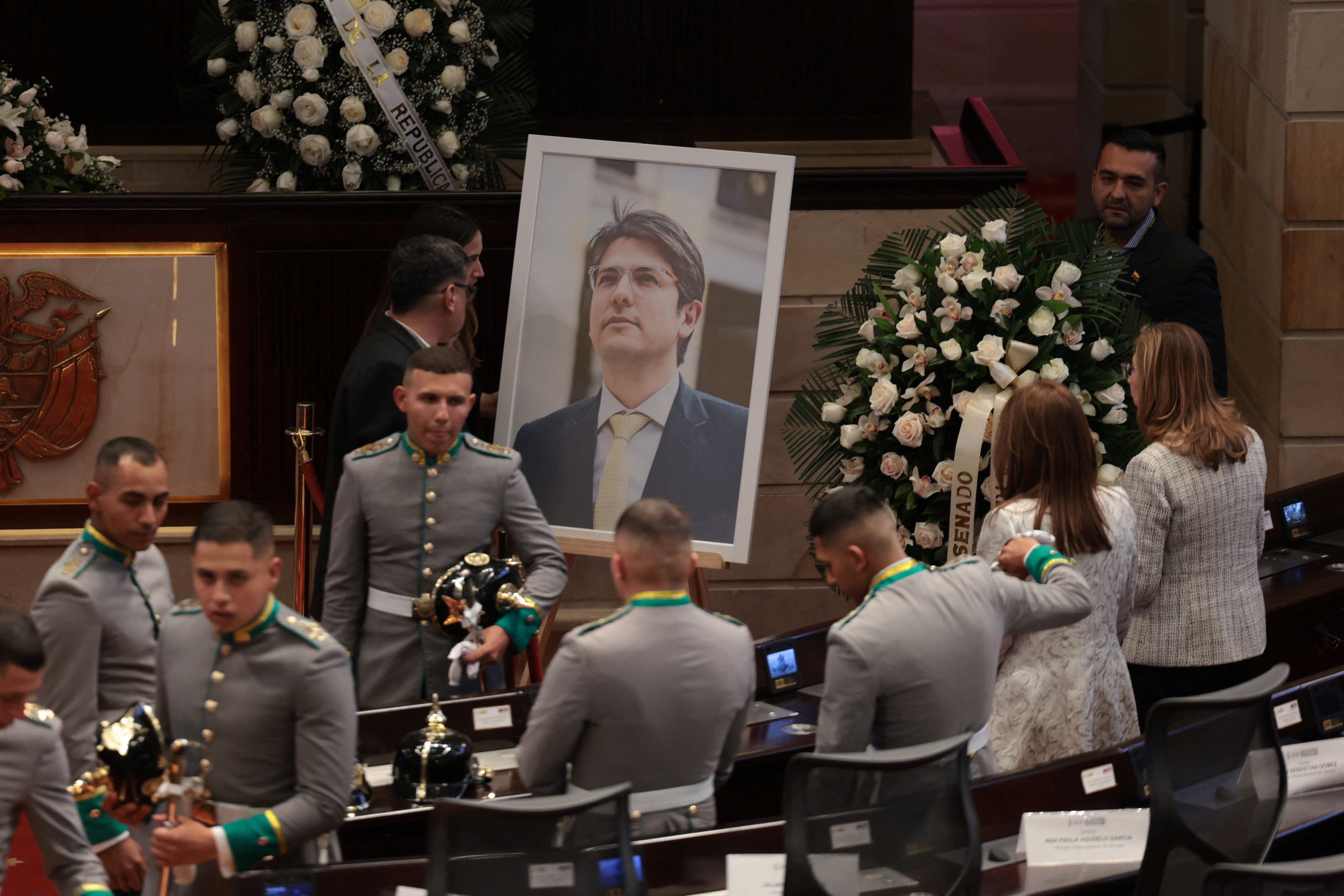 ▲▼哥倫比亞參議員、總統參選人烏里韋（Miguel Uribe）遭槍擊，搶救2個月不治。（圖／路透）