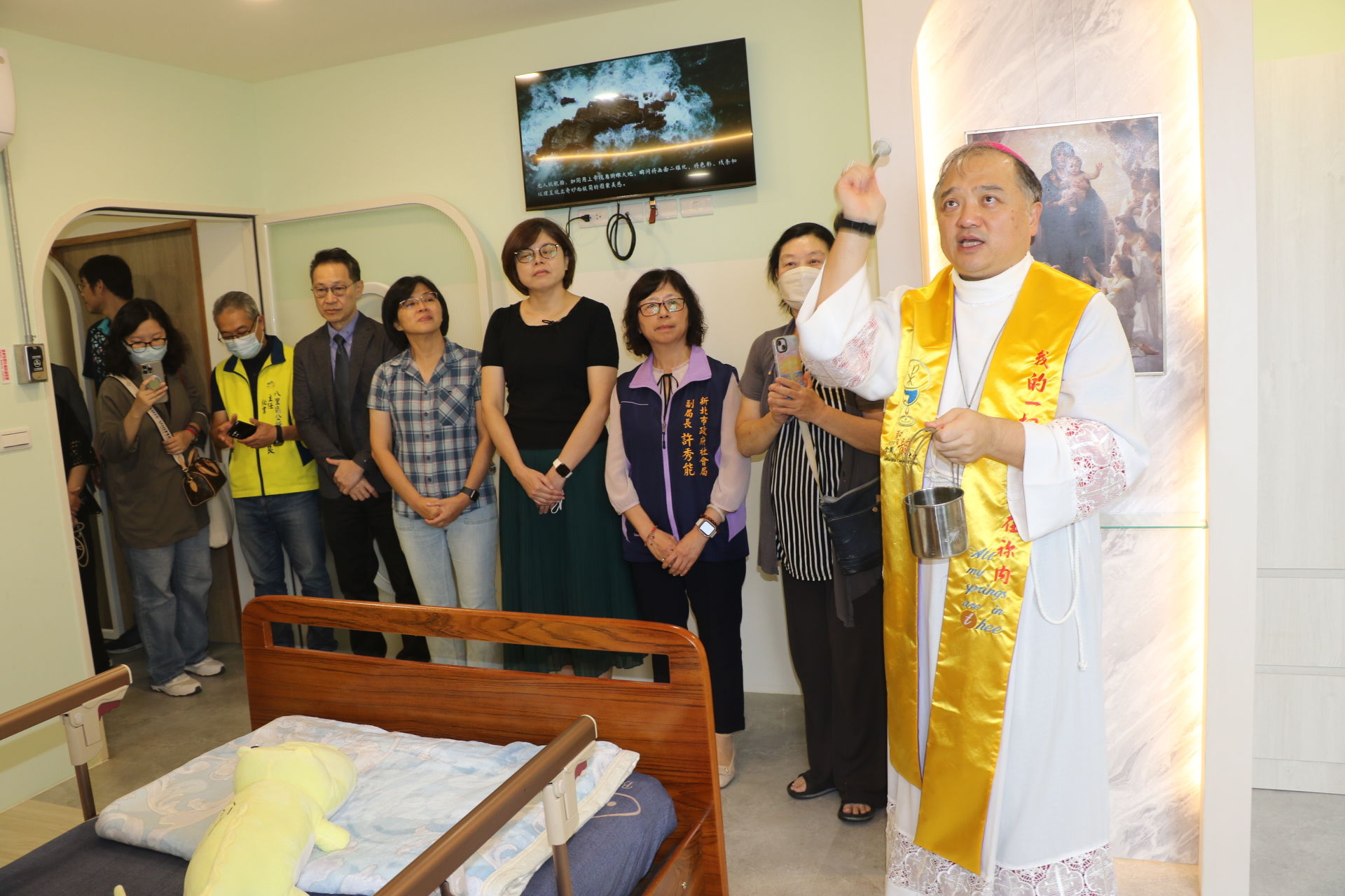 ▲新北愛維養護中心「曉明軒」設身障安寧病房。（圖／新北市社會局提供）