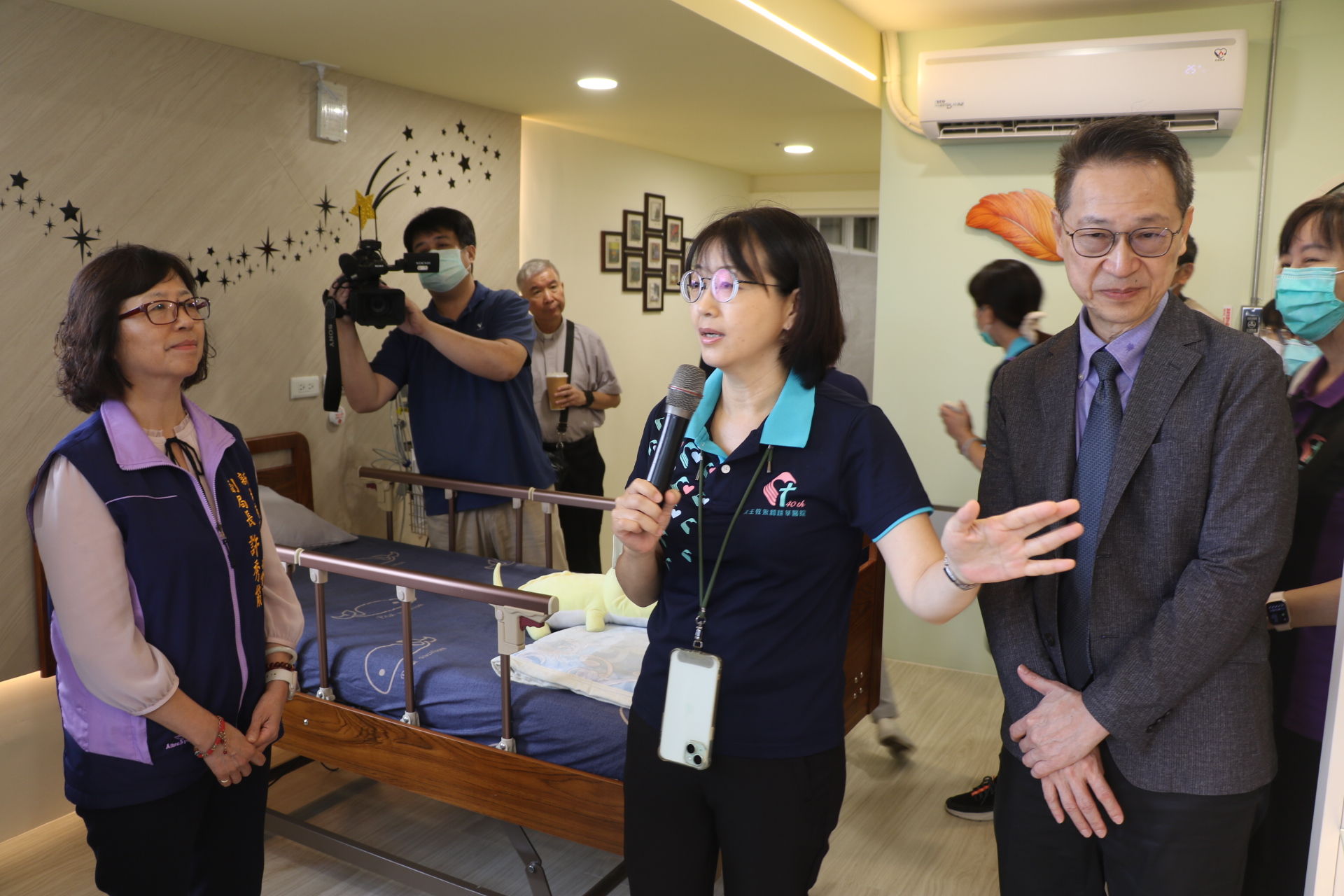 ▲新北愛維養護中心「曉明軒」設身障安寧病房。（圖／新北市社會局提供）