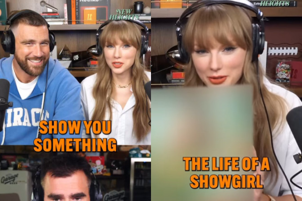 ▲泰勒絲（Taylor Swift）合體男友男友Travis Kelce。（圖／翻攝自IG／Newheightshow ）