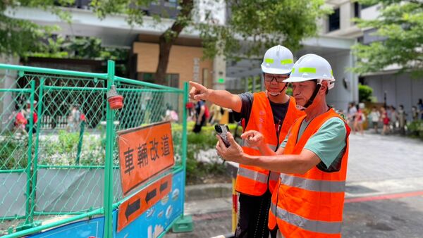 ▲新北首創「下水道AR地圖」。（圖／新北市水利局提供）