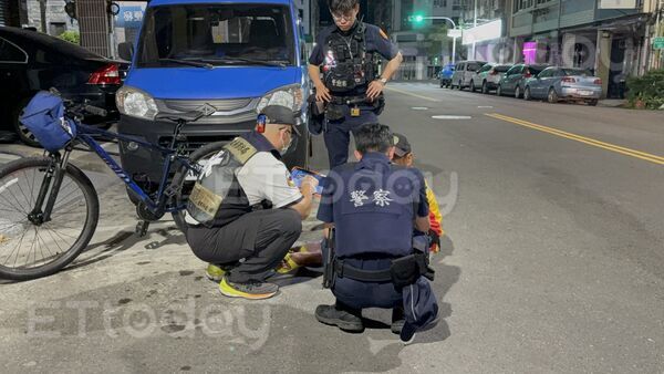 ▲男子酒駕自摔受傷，經過酒測之後還說自己僅有喝2瓶啤酒             。（圖／記者吳奕靖攝）