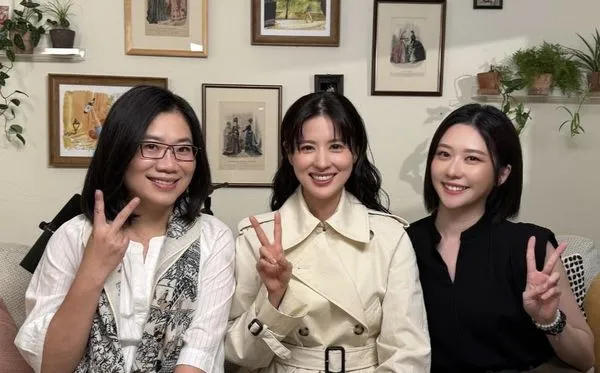 ▲林予晞擔任張景嵐Podcast嘉賓。（圖／menomeno X 人類圖畫館提供）