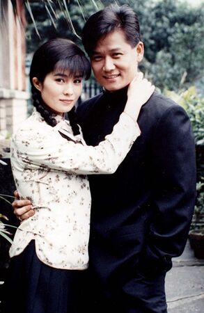 ▲徐乃麟年輕時與高金素梅拍攝瓊瑤的《三朵花》。（圖／緯來戲劇台提供）