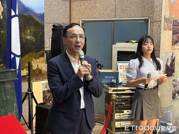 ▲▼國民黨主席朱立倫。（圖／記者鄭佩玟攝）