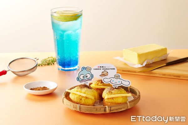 ▲緯豆集團旗下港點人氣品牌「點點心」，今年暑假攜手超人氣三麗鷗明星「人魚漢頓、大耳狗喜拿」合推聯名企劃。（圖／緯豆集團提供）