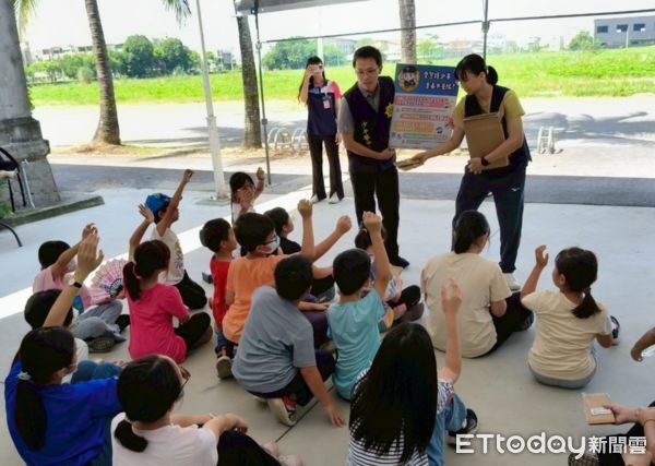 ▲雲林縣警察局於暑假期間共同舉辦「翻越枝梢．看見未來」兒少自然探索營。（圖／記者游瓊華翻攝）