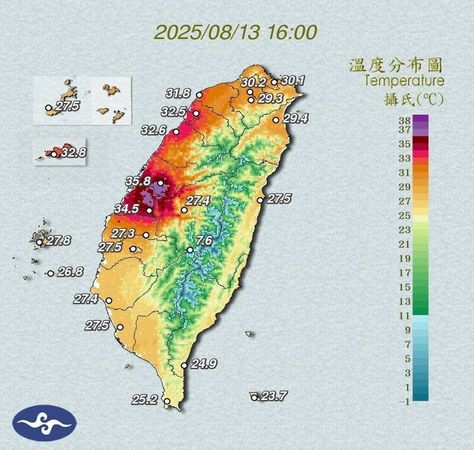 ▲彰化天氣悶熱天空灰沉沉。（圖／記者唐詠絮翻攝）