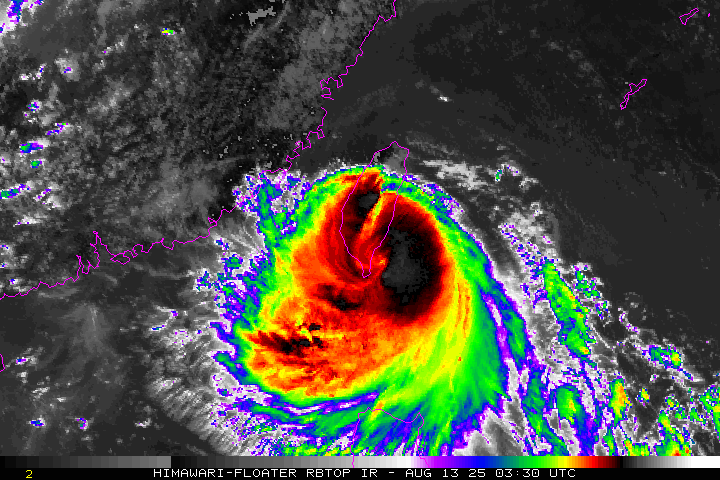 ▲▼楊柳颱風。（圖／中央氣象署、翻攝NOAA）