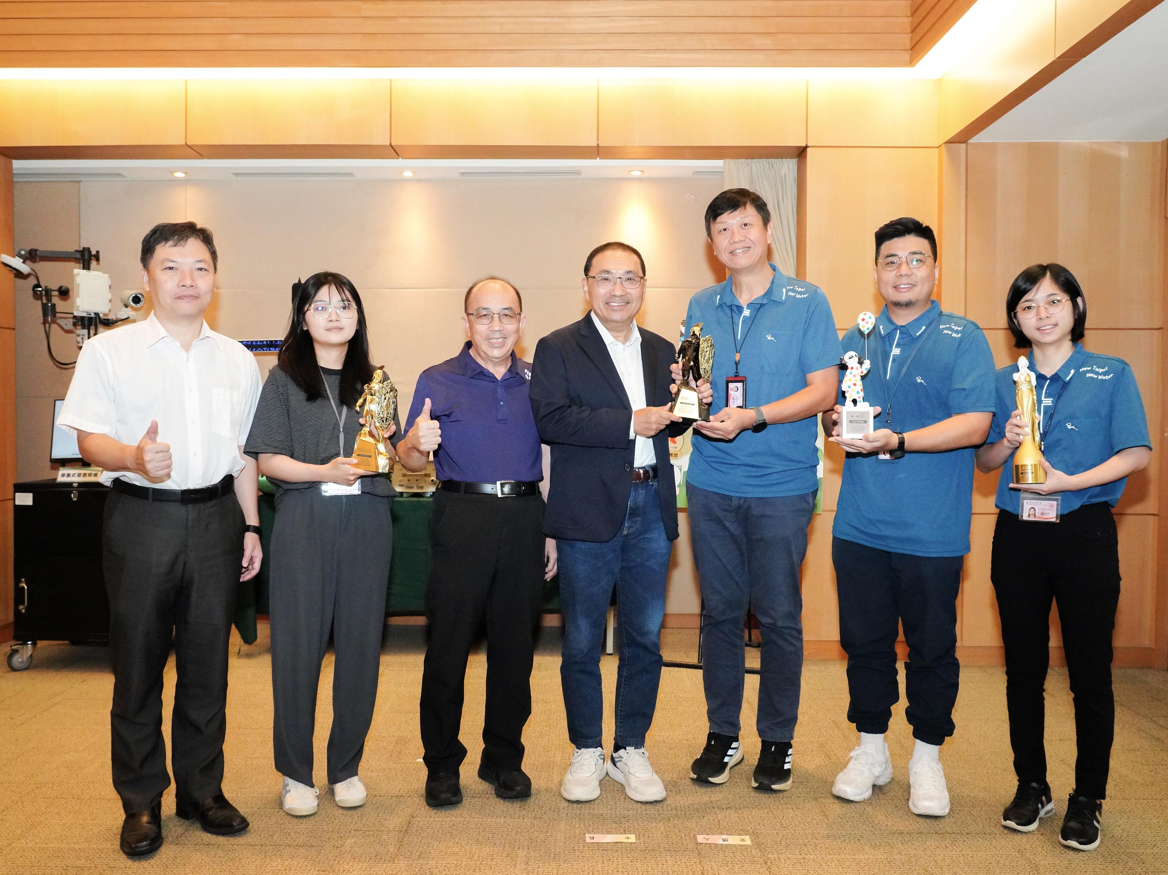 ▲中港大排光雕「神幻秘境」連奪國際雙白金。（圖／新北市水利局提供）