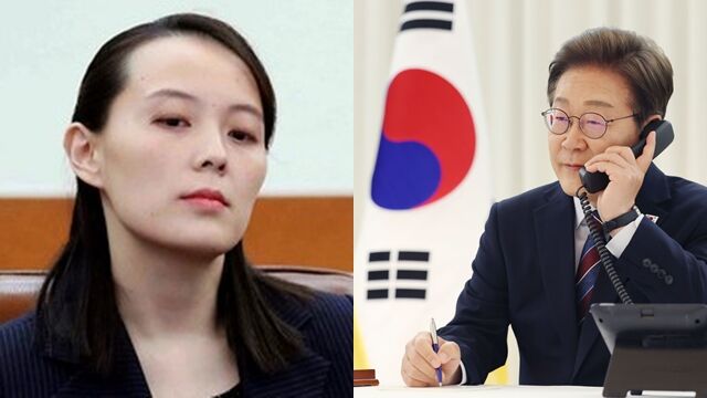 ▲▼金與正、李在明。（圖／達志影像／newscom）