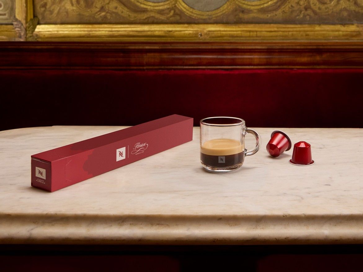 ▲Nespresso與威尼斯花神咖啡推限量聯名膠囊。（圖／品牌提供）