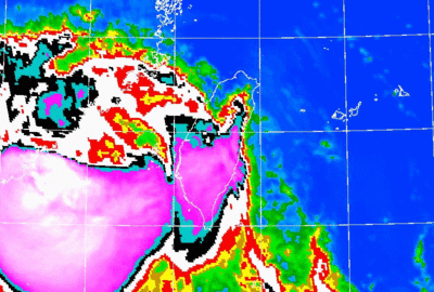 楊柳飆車沒力了「轉輕颱」直線撞陸　下周低壓水彈雨變天