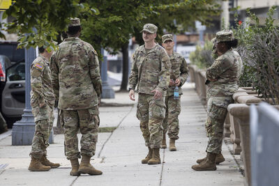 川普強勢接管華府！　國民兵今晚起24小時全天候駐守市區