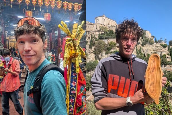 ▲▼吉雷米返法探親「登機前1hr突暈眩」直接被勸退關。（圖／翻攝自Facebook／吉雷米-一粒米）