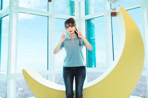 ▲▼台北101觀景台限定李珠珢一日店長見面會活動與粉絲搶先共度浪漫七夕。（圖／富邦悍將提供）